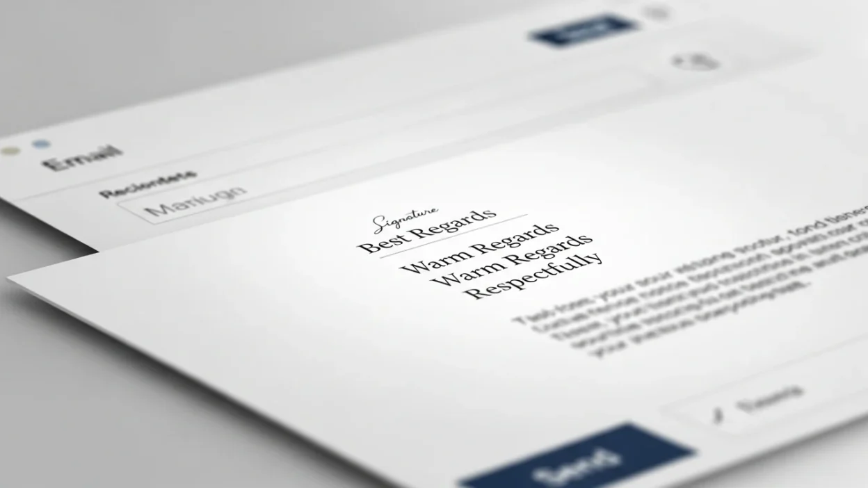 Other Ways to Say Sincerely