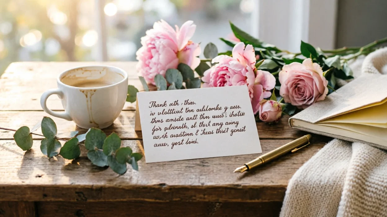 other ways to say thank you for your kind words