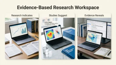 other ways to say research shows