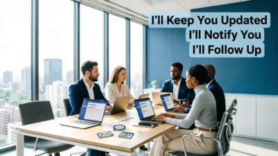 other ways to say I will let you know
