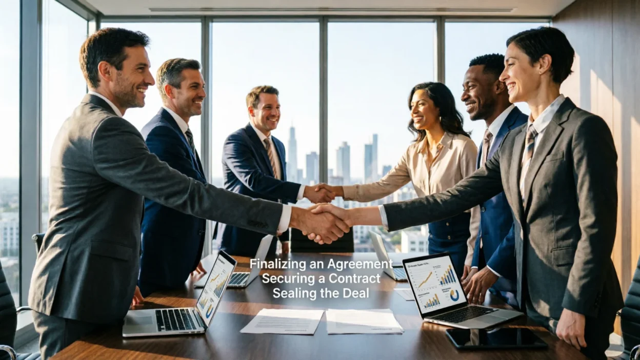 other ways to say closing a deal