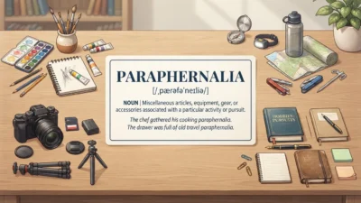 Paraphernalia Meaning