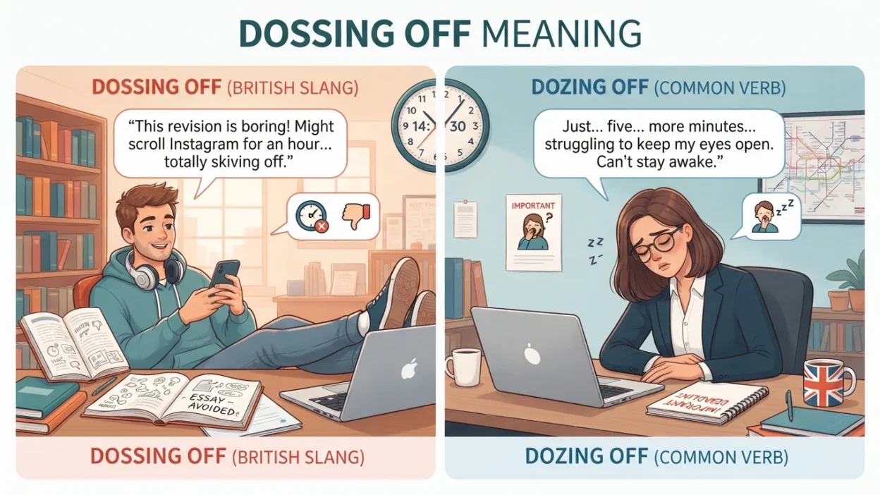 Dossing Off Meaning