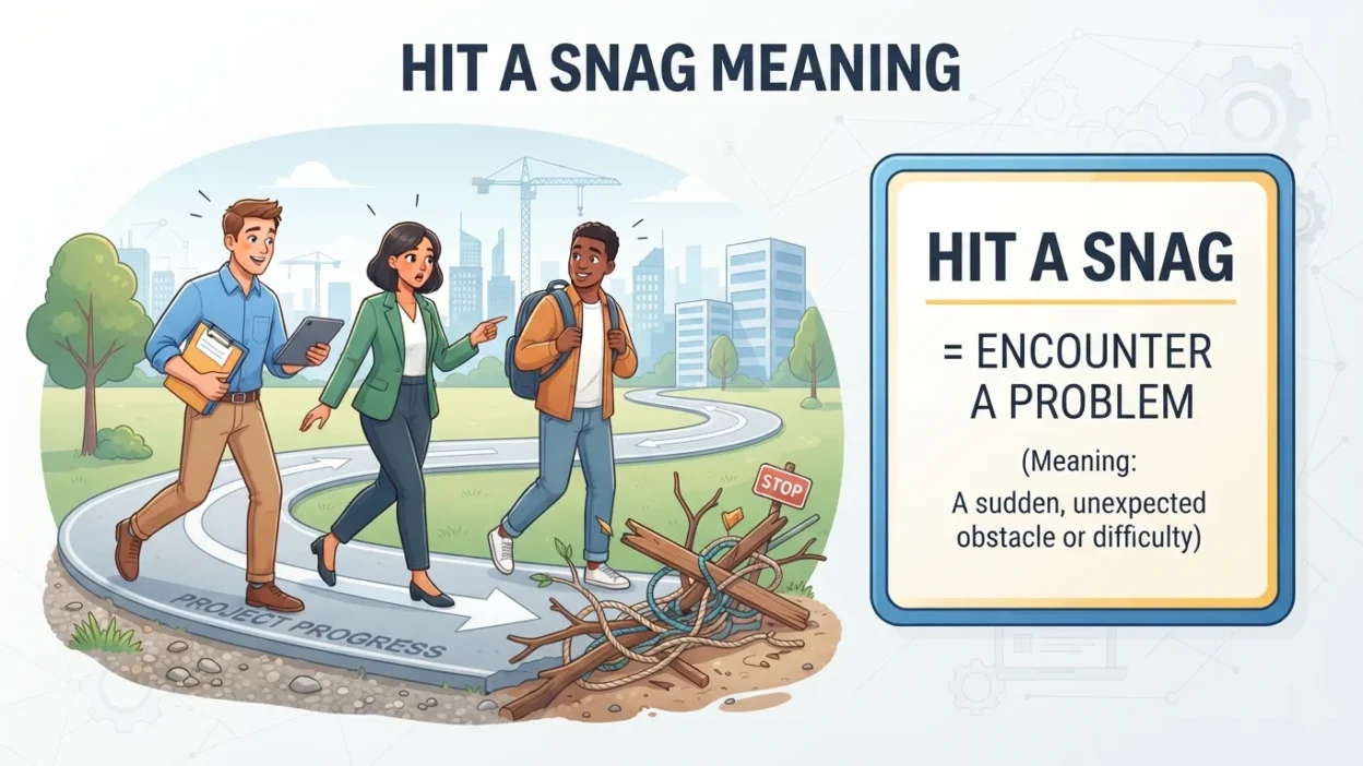Hit a Snag Meaning