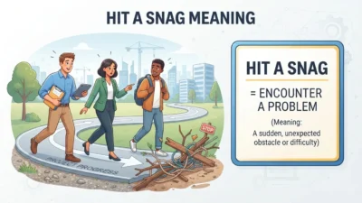 Hit a Snag Meaning