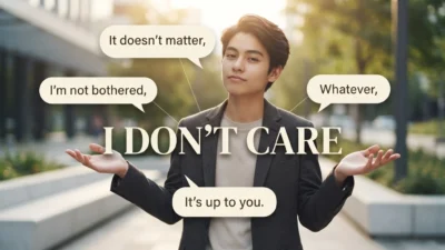 Other Ways to Say I Don’t Care
